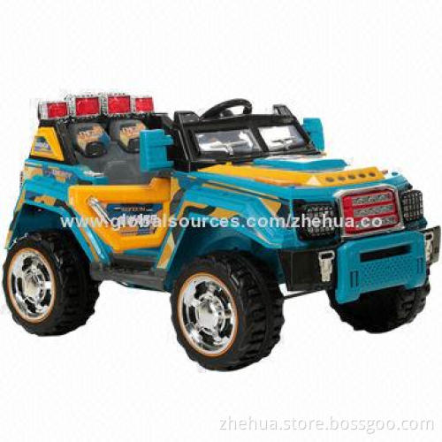 Kid's electric R/C ride-on car toy with open door function and high-low speed